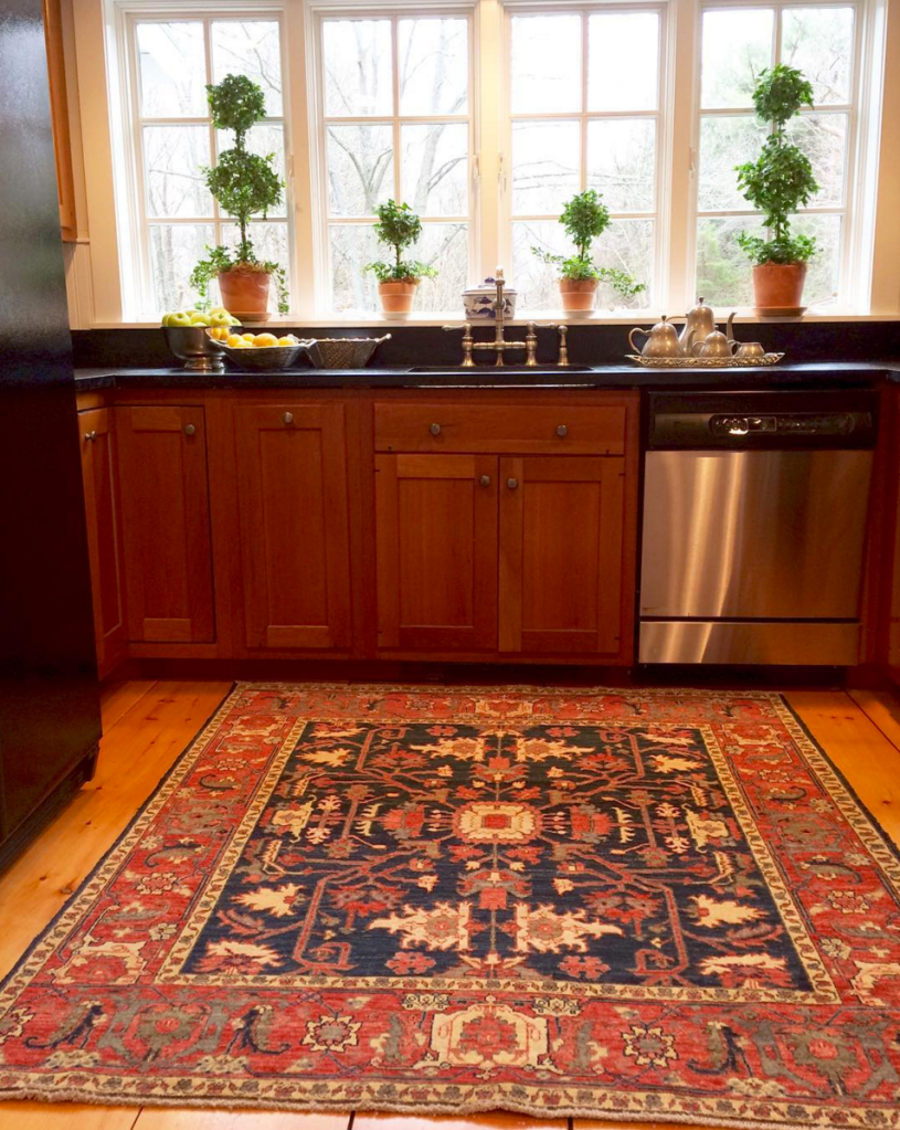 traditional-kitchen-soapstone-oriental-rug